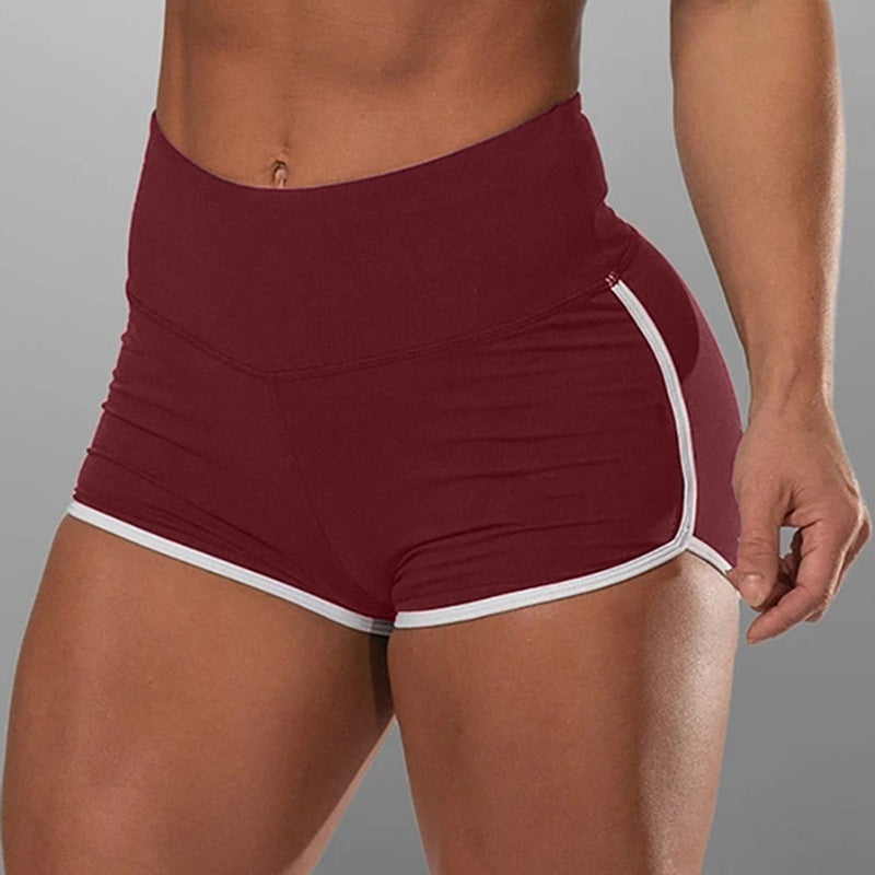 Short de sport d'été uni pour femme