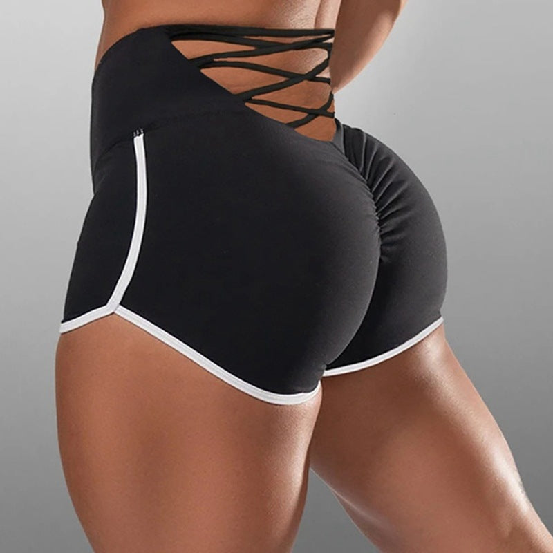 Short de sport d'été uni pour femme