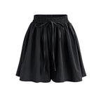 Pantalon coréen décontracté ample à taille élastique