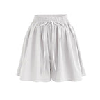 Pantalon coréen décontracté ample à taille élastique
