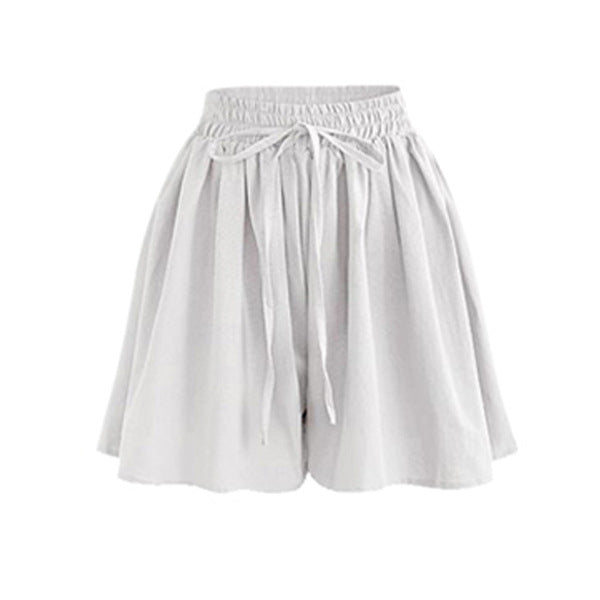 Pantalon coréen décontracté ample à taille élastique