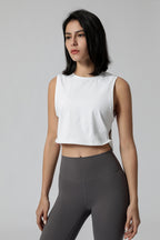 Women'S Yoga Vest Women Europe And America Loose Fitness Vest Women Without Chest Pad