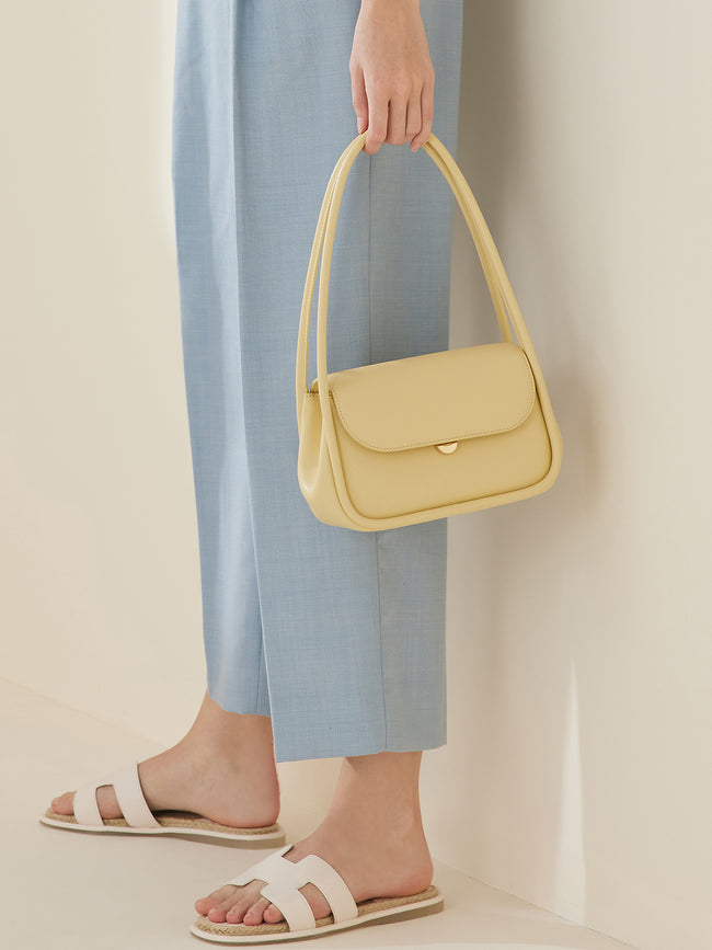 Sac à bandoulière unique, sac à main, sac sous le bras pour femme, nouveau sac à main blanc Hover Image