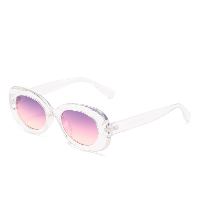Lunettes de soleil Femme Ovales Tendance Simples Main Image