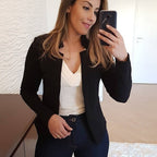 Blazer uni à manches longues S-5XL PYR