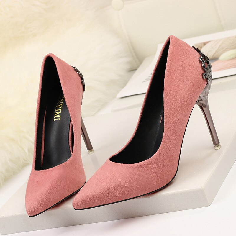 Escarpins sexy Super à talons hauts de 9,5 cm Chaussures de tempérament à talons hauts