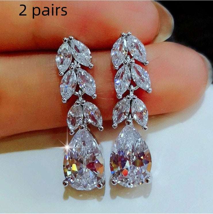 Boucles d'oreilles créoles dorées pour femme grandes de mariage