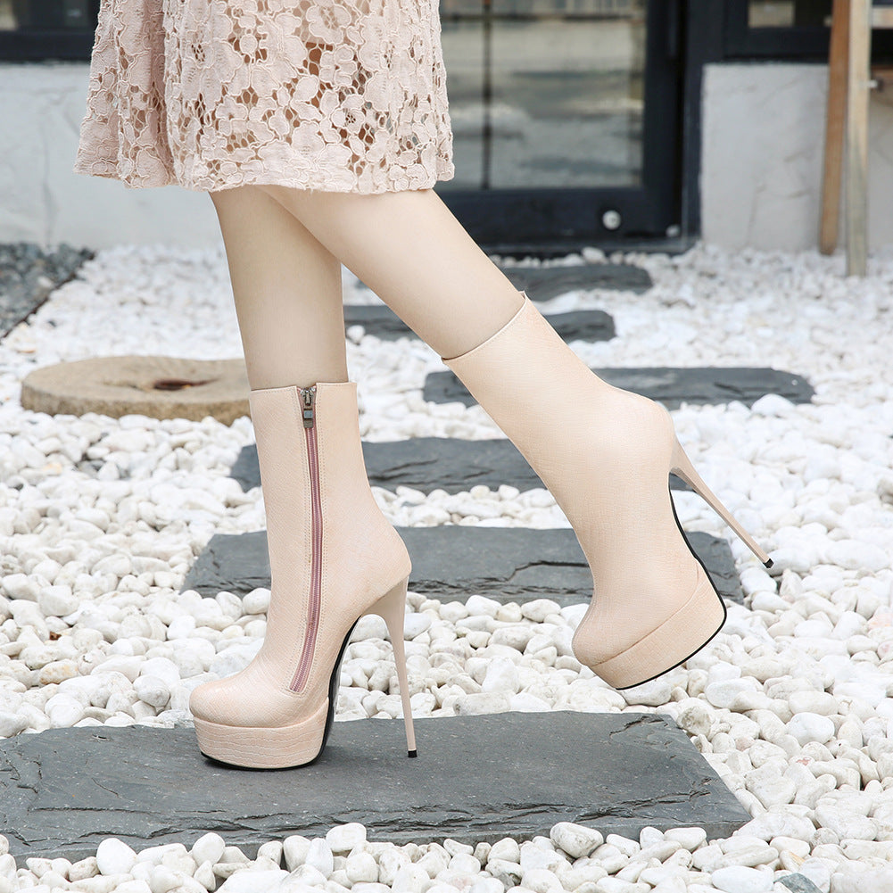 Talons hauts grande taille pour femme