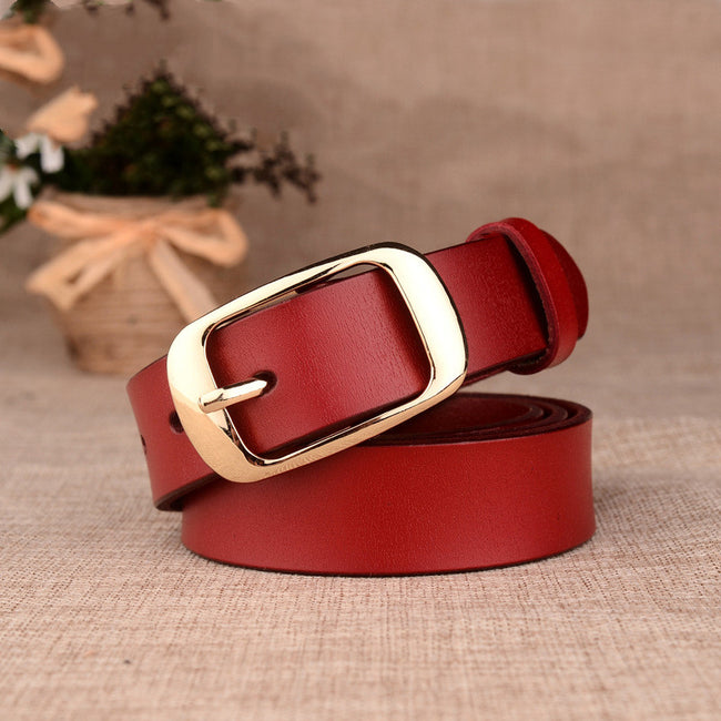 Ceinture en cuir pour femmes Hover Image
