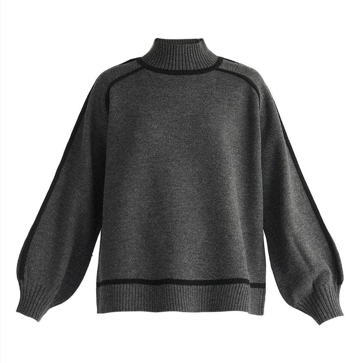 Tricot Pull décontracté Femme tendance urbaine