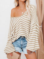 Pull en maille ample pour femme