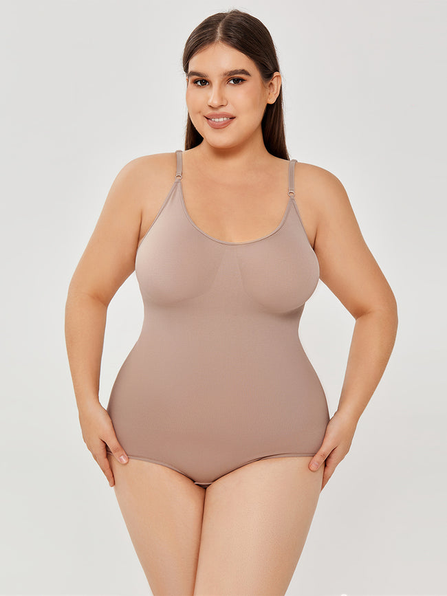 Gaine amincissante pour femme Body sculptant une pièce à contrôle du ventre et maintien de la poitrine Hover Image