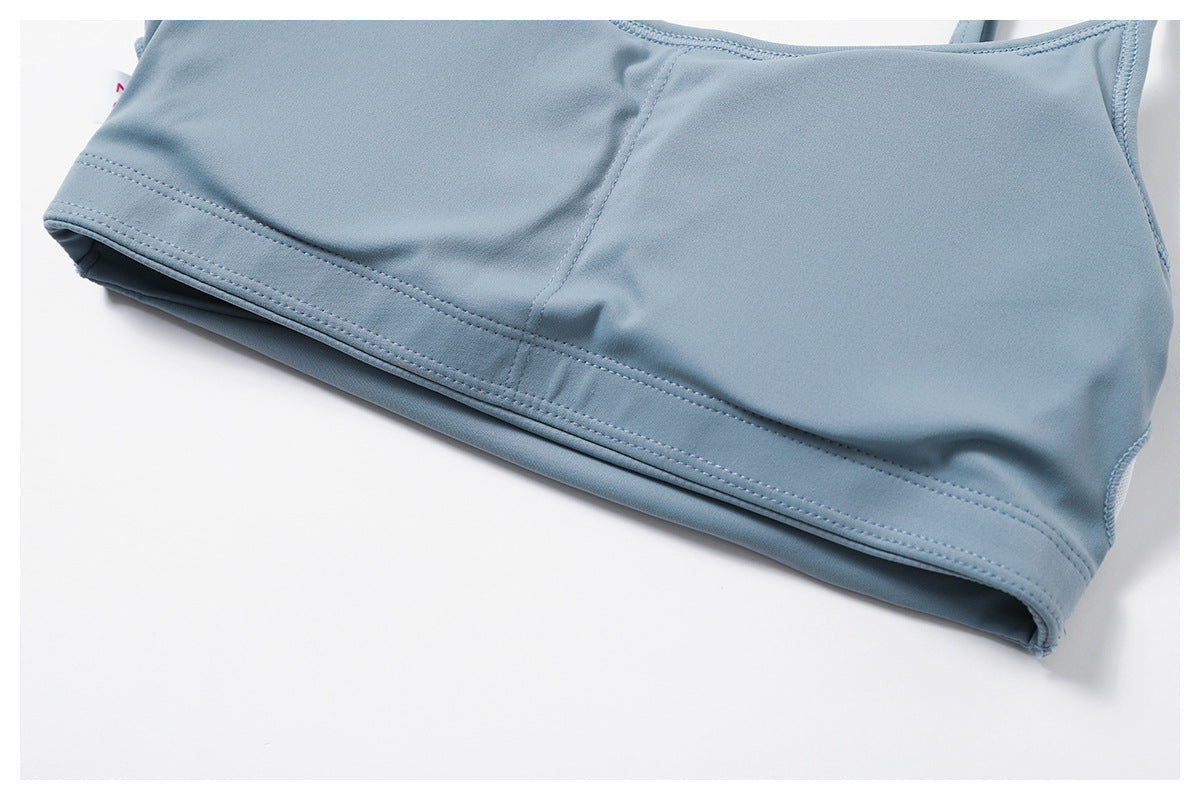 Soutien-gorge de yoga sans couture dos nu pour femme