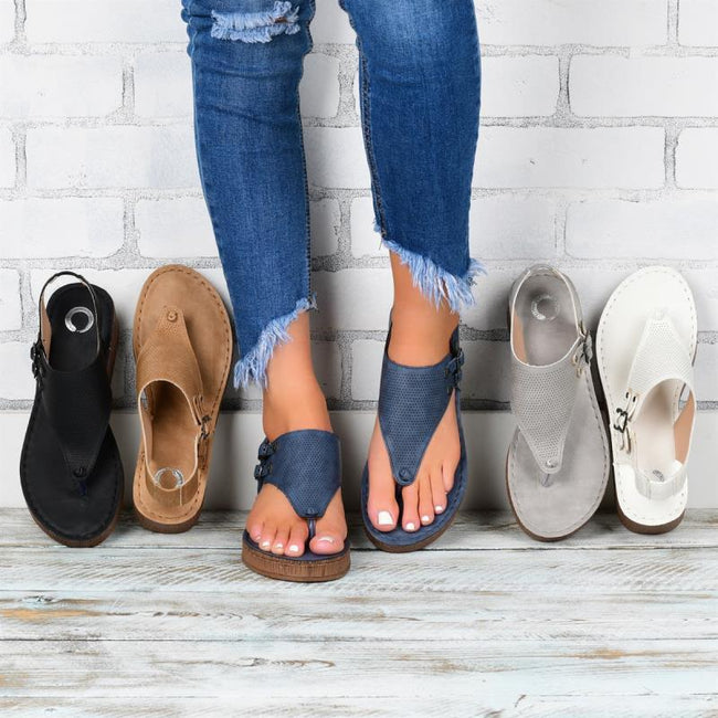 Sandales compensées pour femmes grandes tailles Main Image