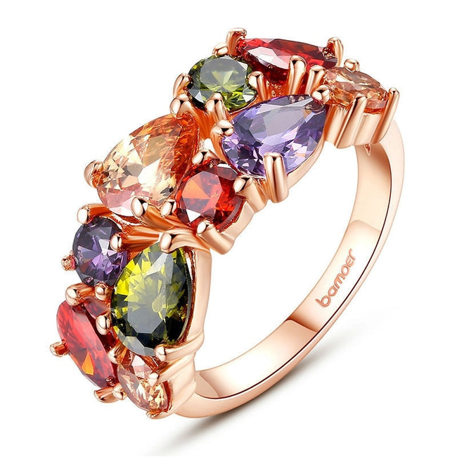 Bagues en zircon coloré Main Image