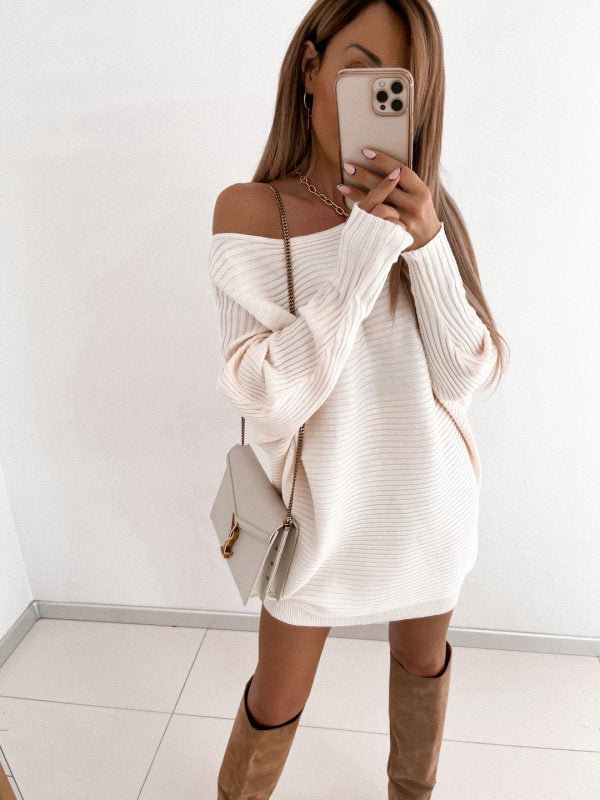 Robe unie en polyester pour les trajets quotidiens