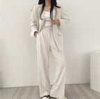 Ensemble tailleur décontracté style coréen pour femme