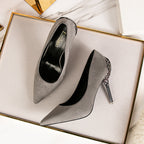 Escarpins sexy Super à talons hauts de 9,5 cm Chaussures de tempérament à talons hauts