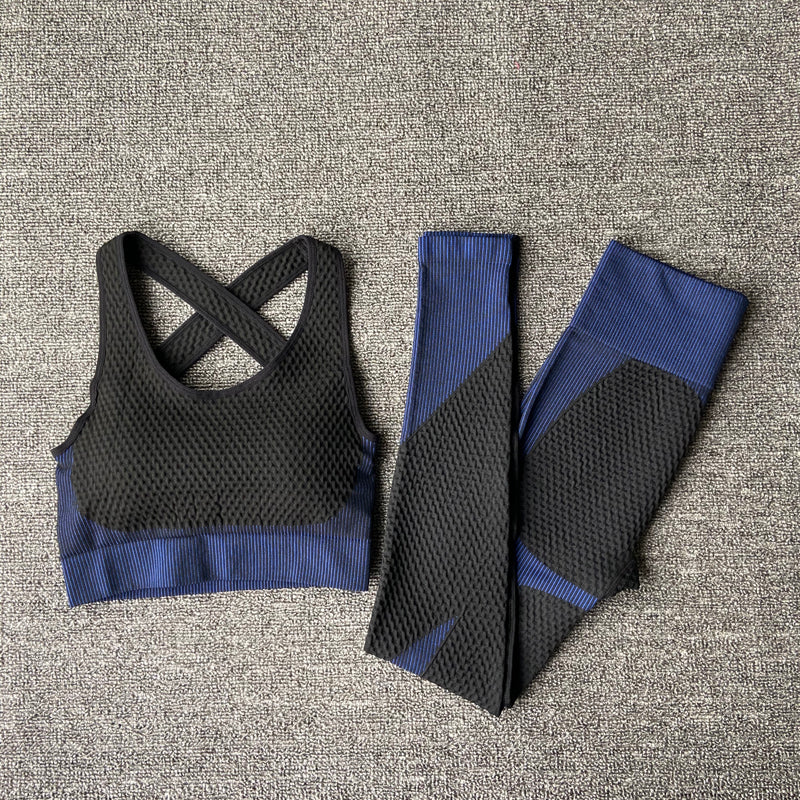 Ensemble de yoga pour femme, tenue de sport pour la gym