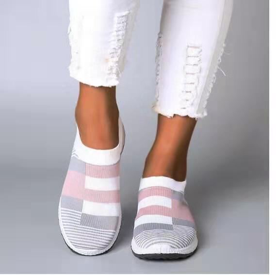 Chaussures Plates pour Femmes Baskets Décontractées de Haute Qualité Main Image