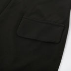 Blazer irrégulier à col en V profond
