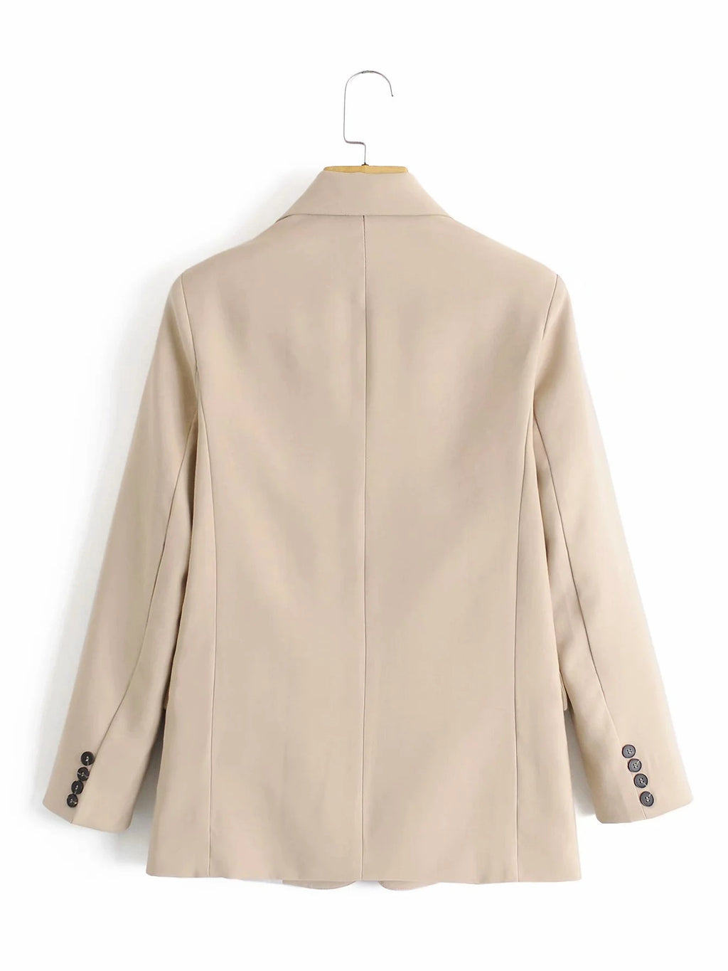 Blazer cintré, drapé, à boutons, qui s'accorde avec tout