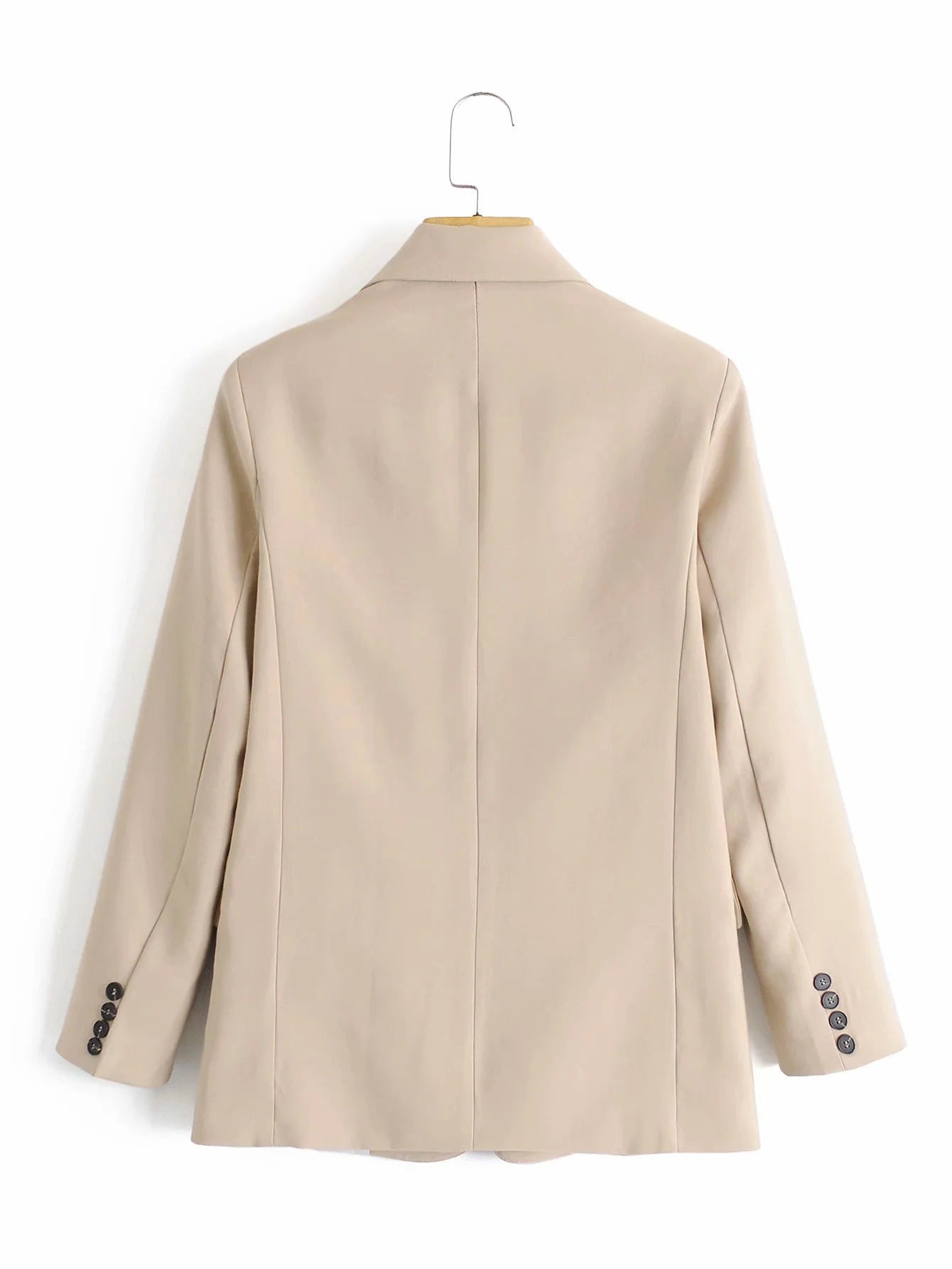 Blazer cintré, drapé, à boutons, qui s'accorde avec tout