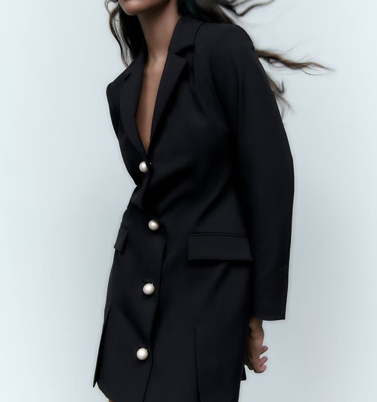 Ensemble Jupe Robe Blazer Noir