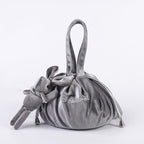 Nouveaux sacs cosmétiques en velours avec oreilles de lapin de dessin animé, trousse de maquillage, sacs cadeaux auto-adhésifs pour Pâques joyeuses pour filles