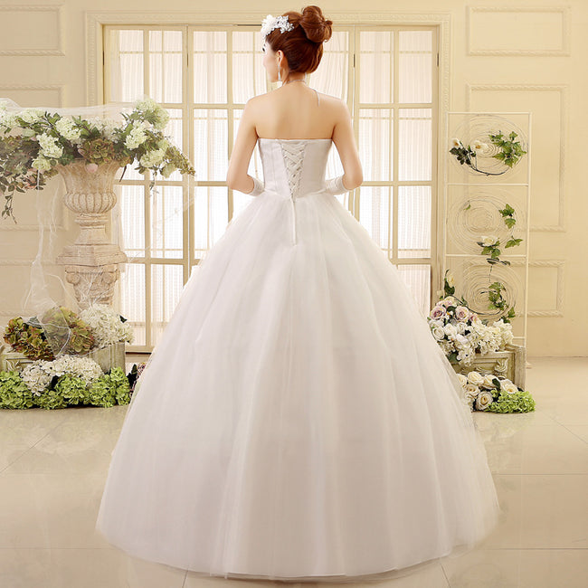 Robe de mariée bustier style coréen Main Image