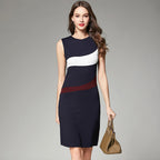 Robe débardeur de couleur contrastée universelle