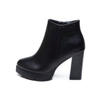 Bottines à talons hauts pour femme