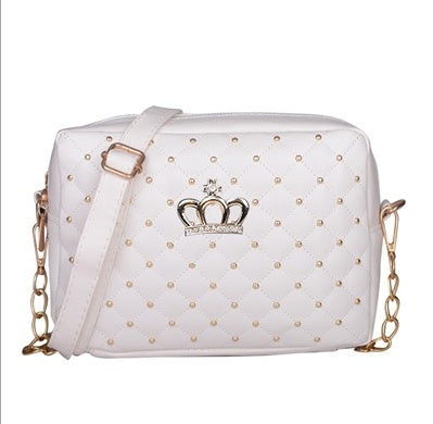 Sac à bandoulière en PU clouté pour femme