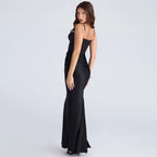 Robe sirène dos nu pour femme