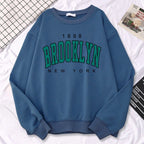 Sweats femme automne kawaii 1898 Brooklyn