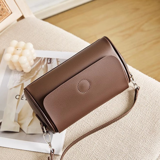 Mini sac à main rond fourre-tout sac à bandoulière pour femme