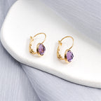 Bijoux Boucles d'oreilles en Cristal de Verre Autrichien Pendantes pour Femmes