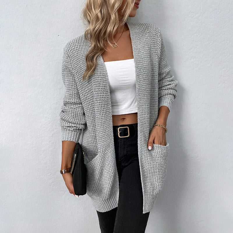Nouveau pull tricoté pour femme automne et hiver