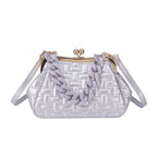 Small Design Pleated Single Shoulder Messenger Bag For Women