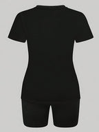 T-Shirt Imprimé Épaules Tombantes Débardeurs Graphiques Femme