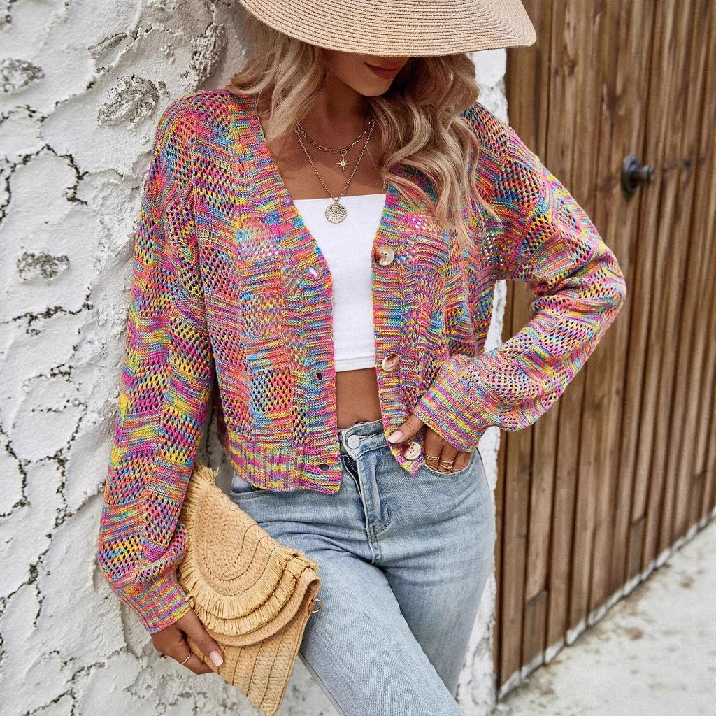 Cardigan Rétro Femme Passe-Partout