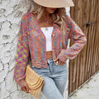 Cardigan Rétro Femme Passe-Partout