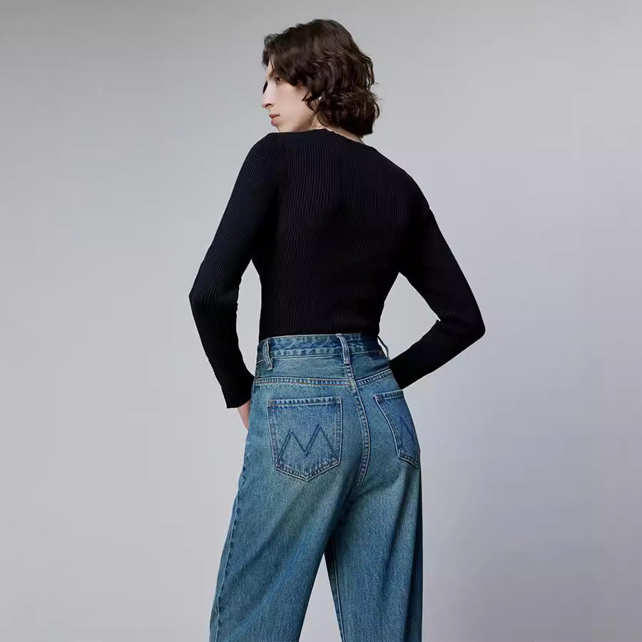 Mode américaine rétro nouveau jean femme