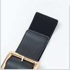 Ceinture large élastique pour femme