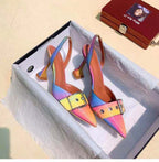 Talons hauts pointus en strass style fée