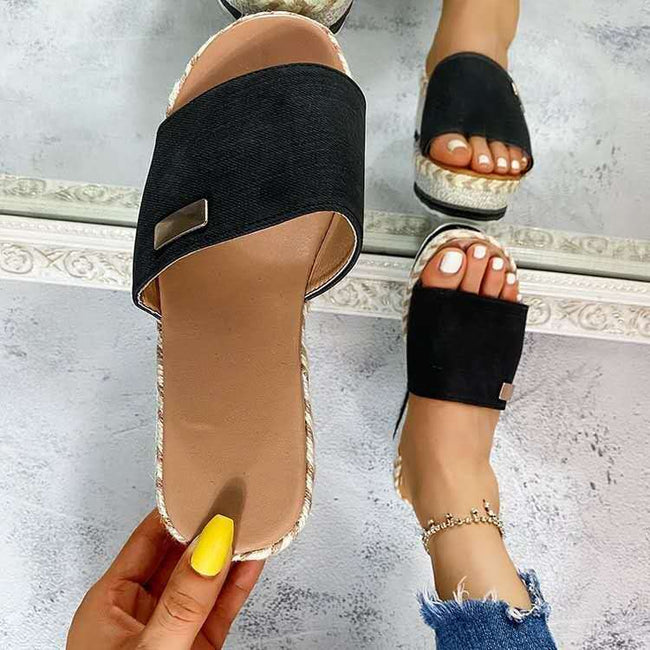 Plateforme mode pour grandes tailles Sandales pour femmes Main Image