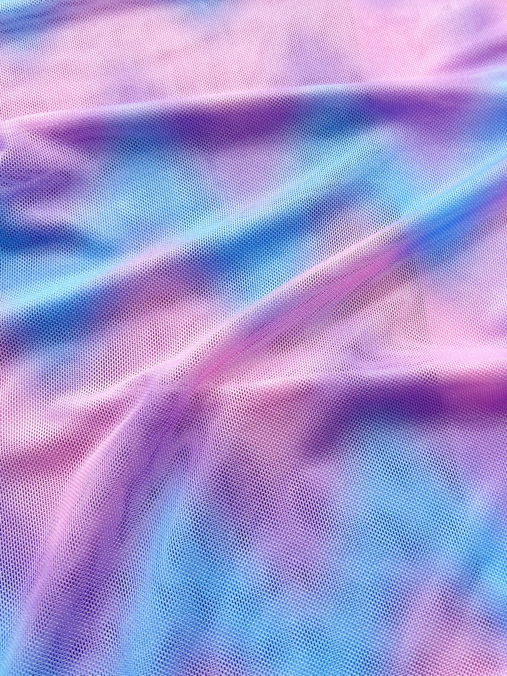 Maillot de bain bikini tie-dye fendu pour femme