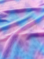 Maillot de bain bikini tie-dye fendu pour femme