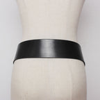 Jupe femme assortie, ceinture en cuir