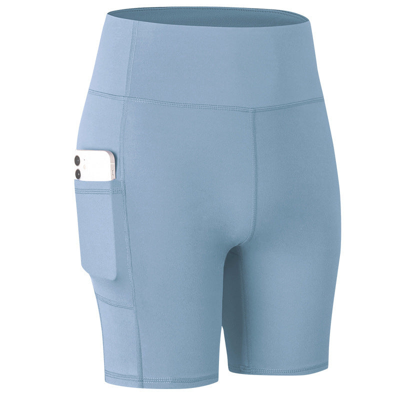 Nouveau Short de Yoga de Poche pour Femmes